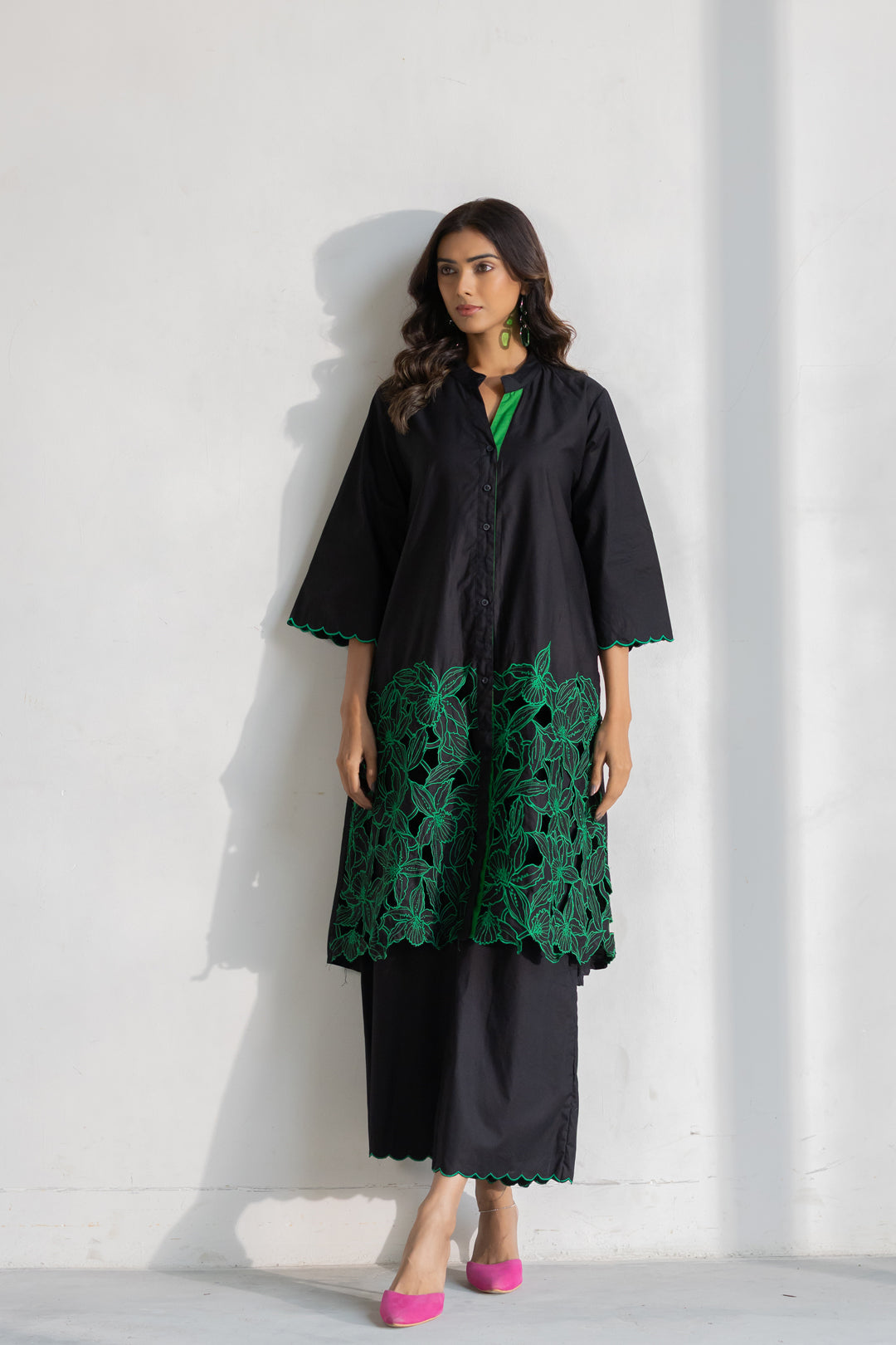 Nightgarden Cutwork Kurta Set