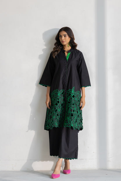 Nightgarden Cutwork Kurta Set