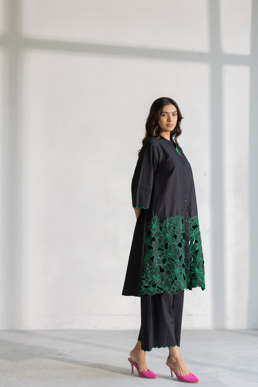 Nightgarden Cutwork Kurta Set