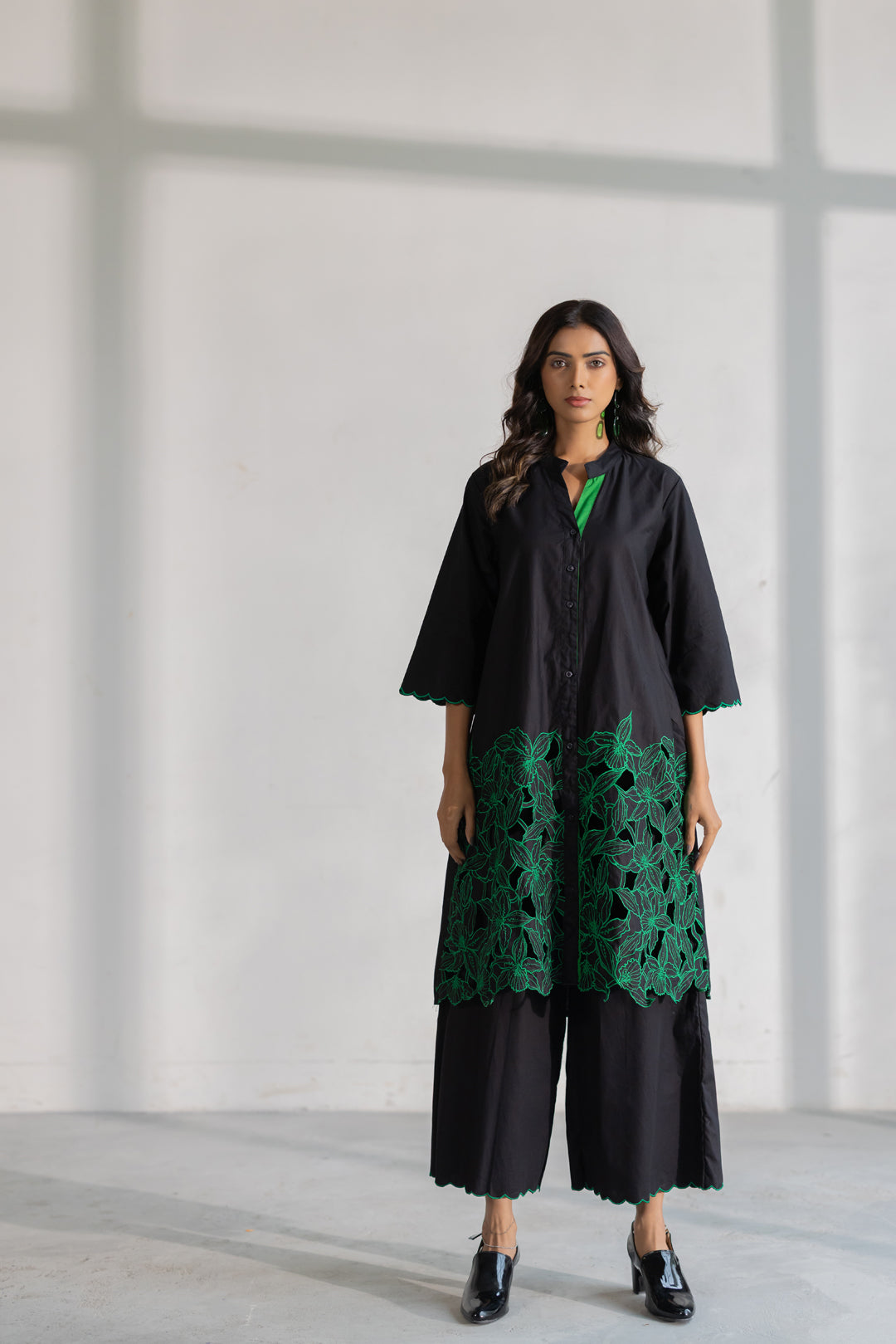Nightgarden Cutwork Kurta Set