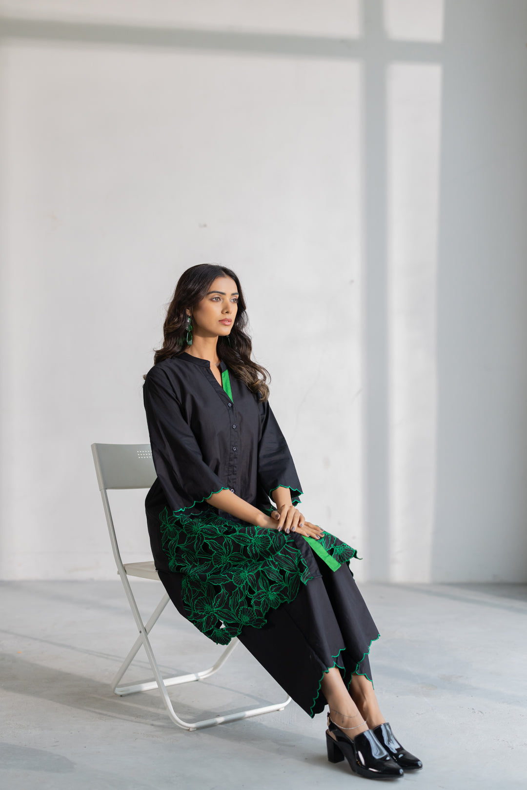 Nightgarden Cutwork Kurta Set