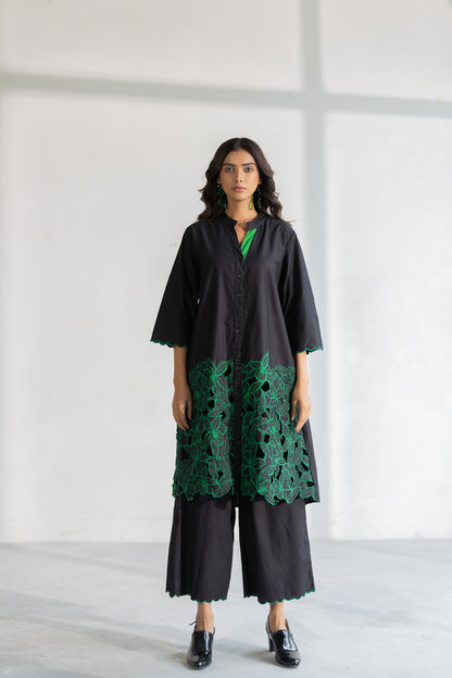 Nightgarden Cutwork Kurta Set