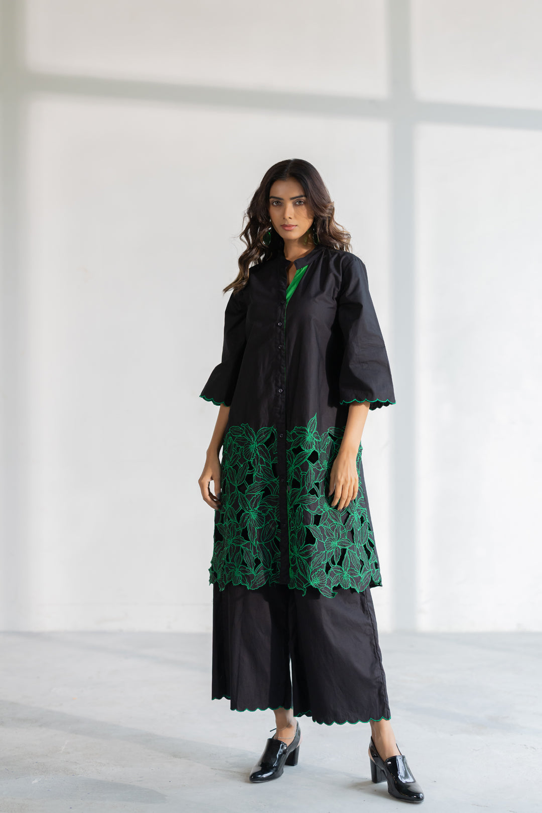 Nightgarden Cutwork Kurta Set