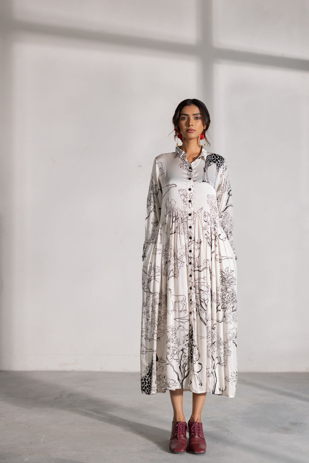 Storybook Safari Shirt Dress