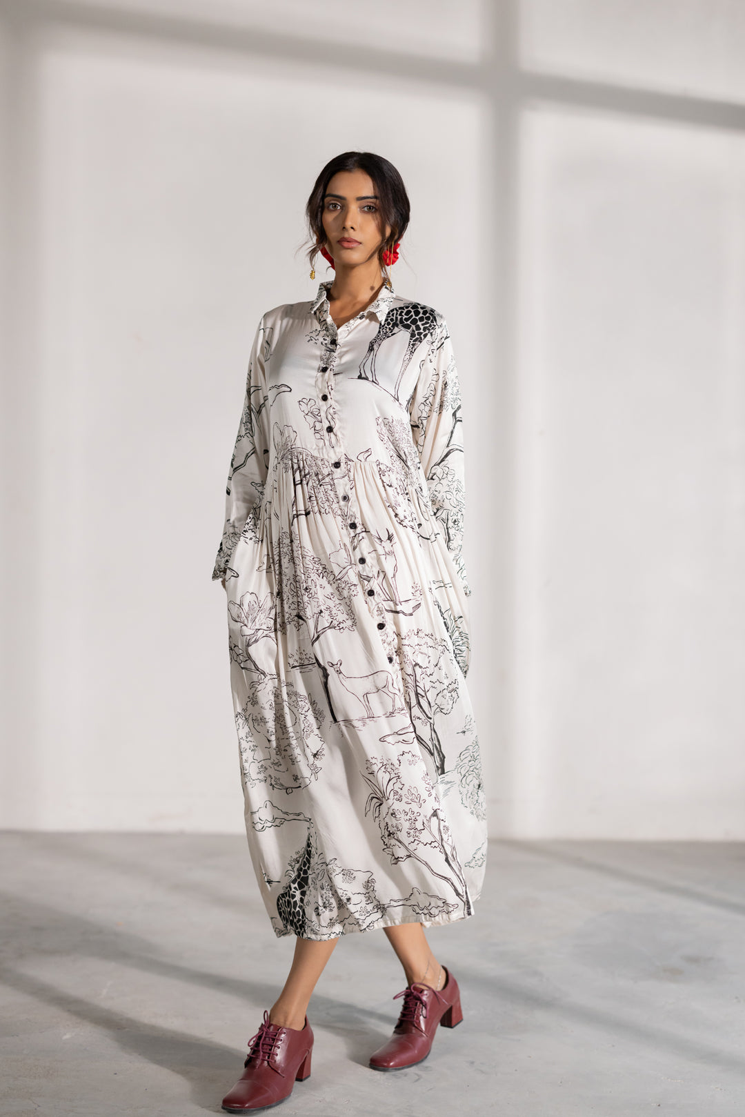 Storybook Safari Shirt Dress