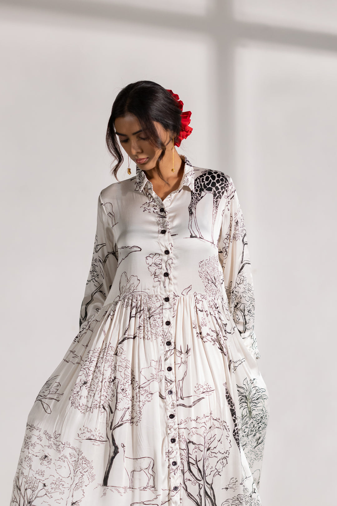 Storybook Safari Shirt Dress