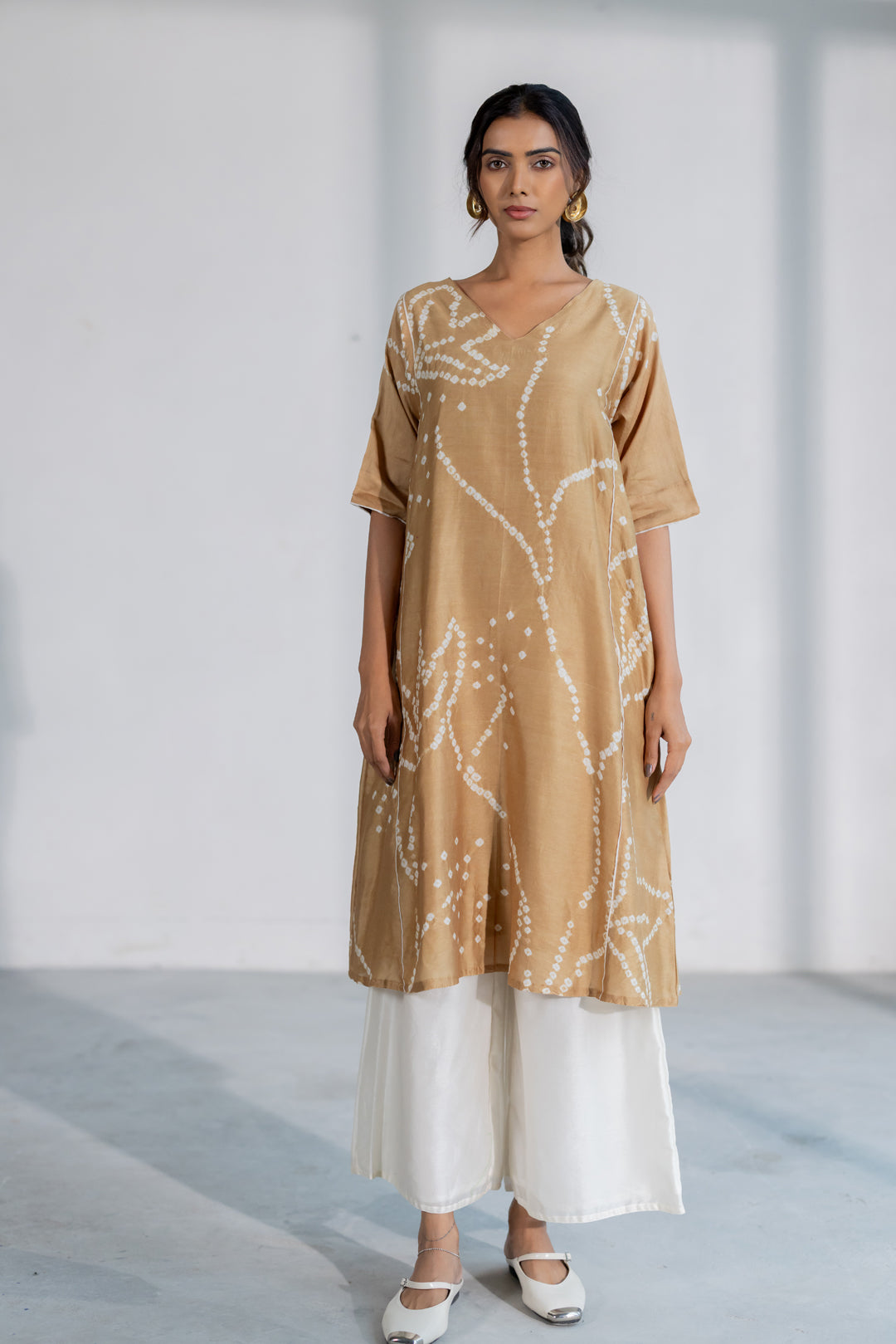 Terra Bandhani Kurta
