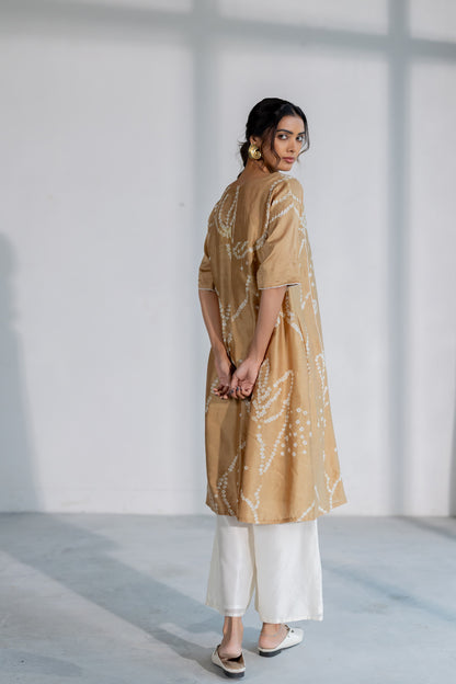 Terra Bandhani Kurta