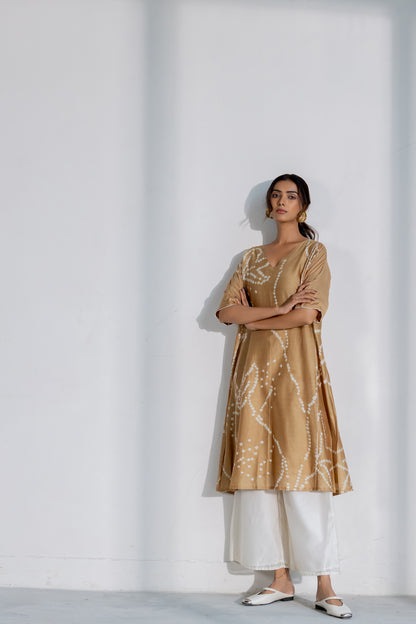 Terra Bandhani Kurta Set