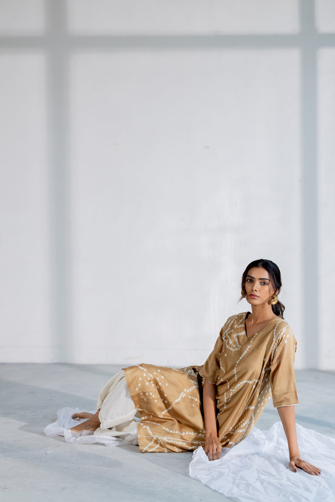 Terra Bandhani Kurta