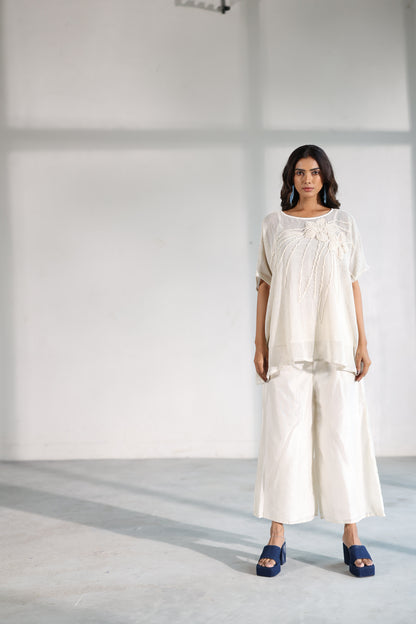 Petalwork Mesh Top