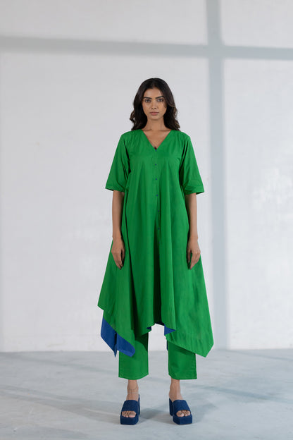 Fernfall Poplin Kurta Set
