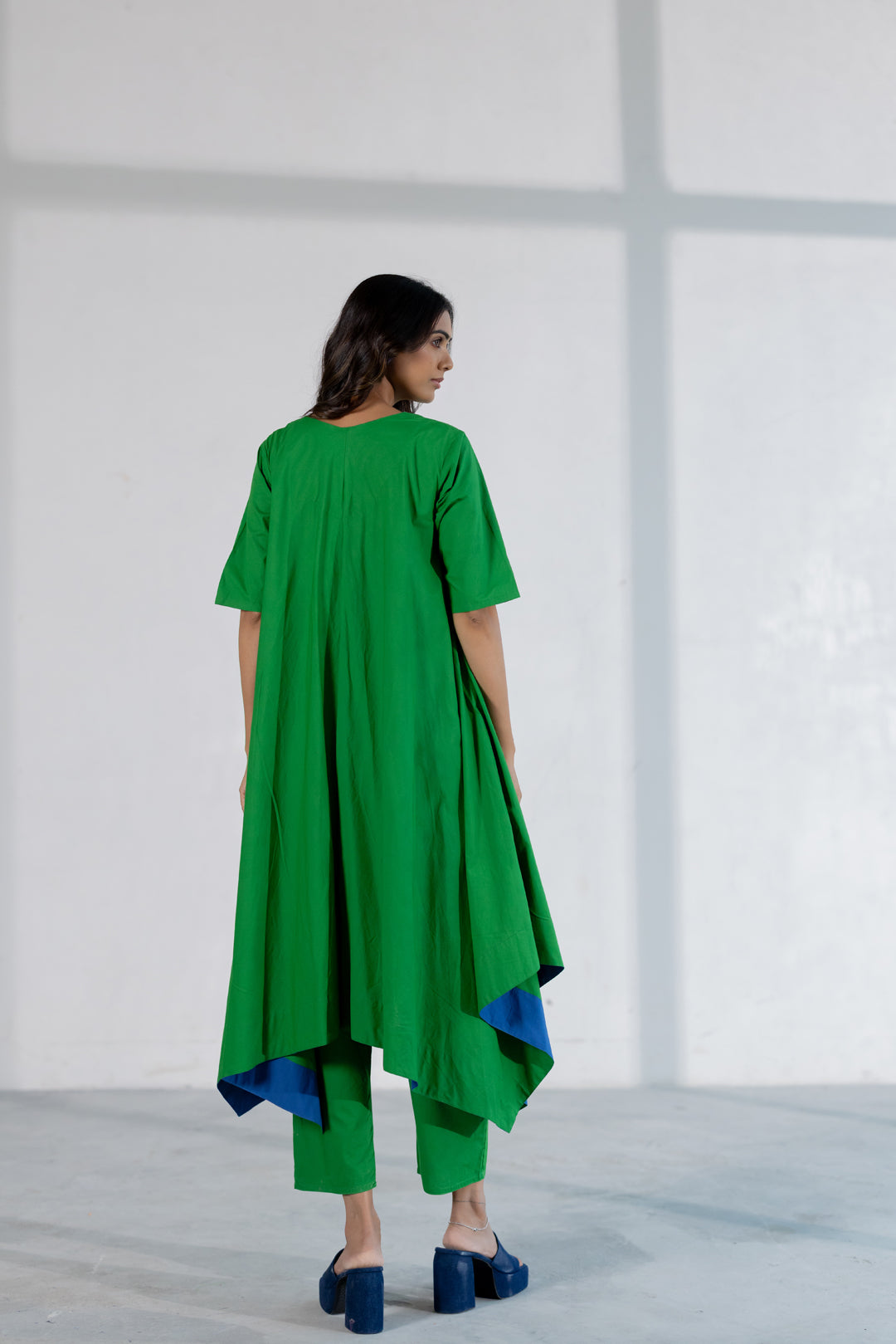 Fernfall Poplin Kurta Set