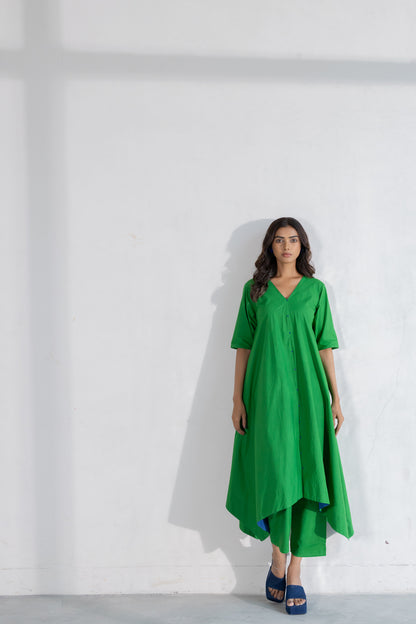 Fernfall Poplin Kurta Set