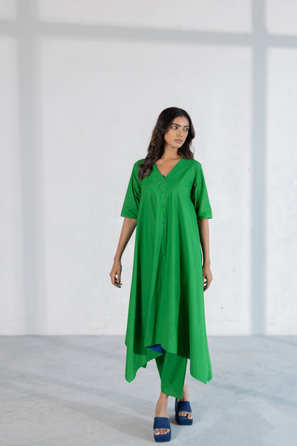Fernfall Poplin Kurta Set