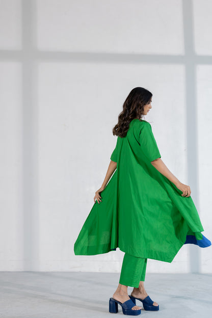 Fernfall Poplin Kurta Set