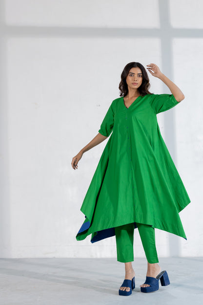 Fernfall Poplin Kurta Set