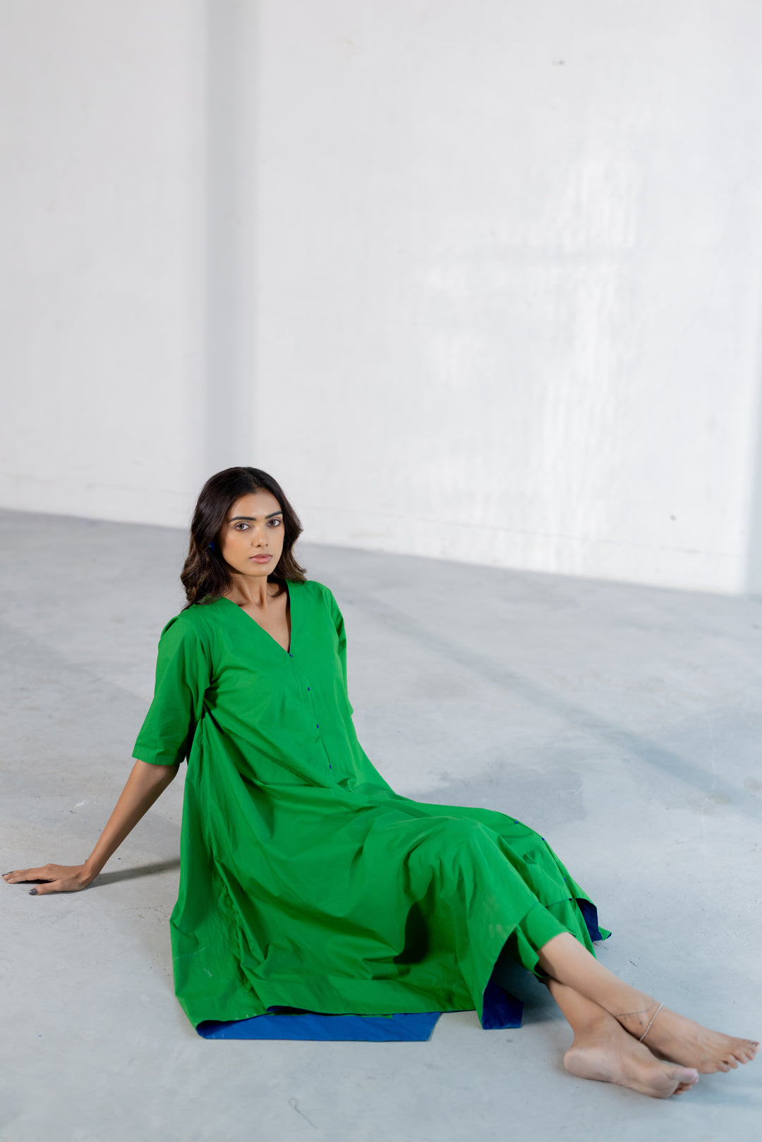 Fernfall Poplin Kurta Set