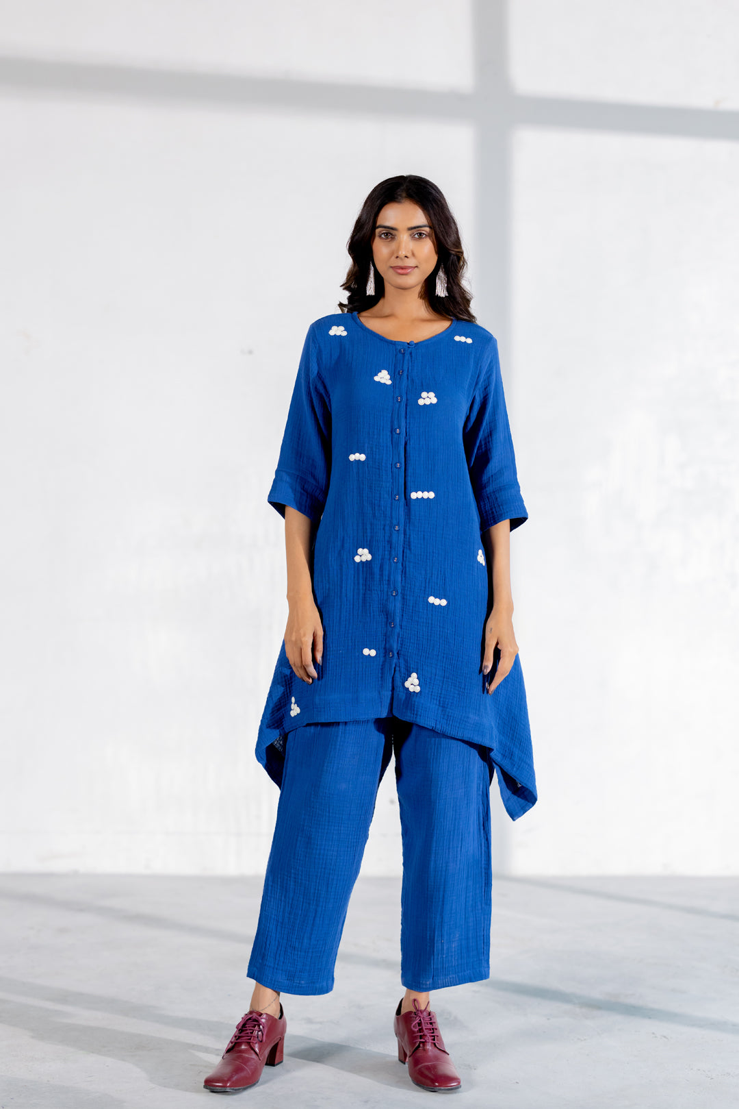 Raindot Embroidered Co-Ord