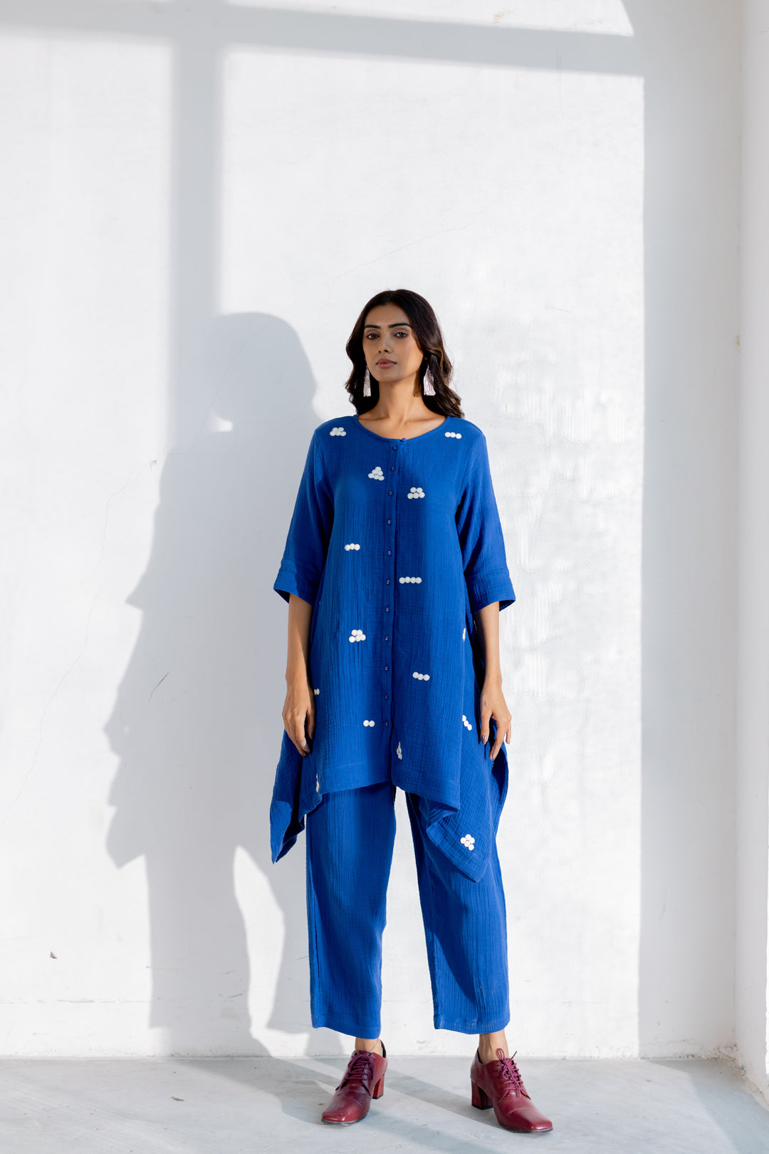 Raindot Embroidered Co-Ord