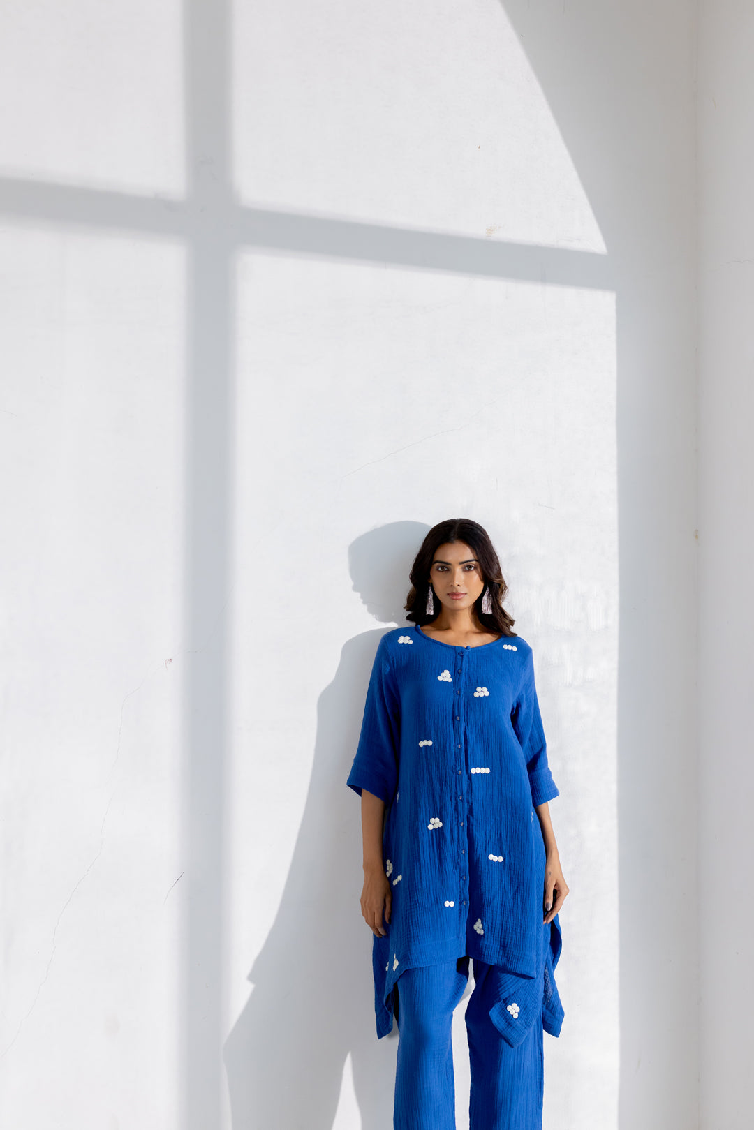 Raindot Embroidered Co-Ord