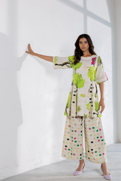 Verdant Safari Polka Co-Ord