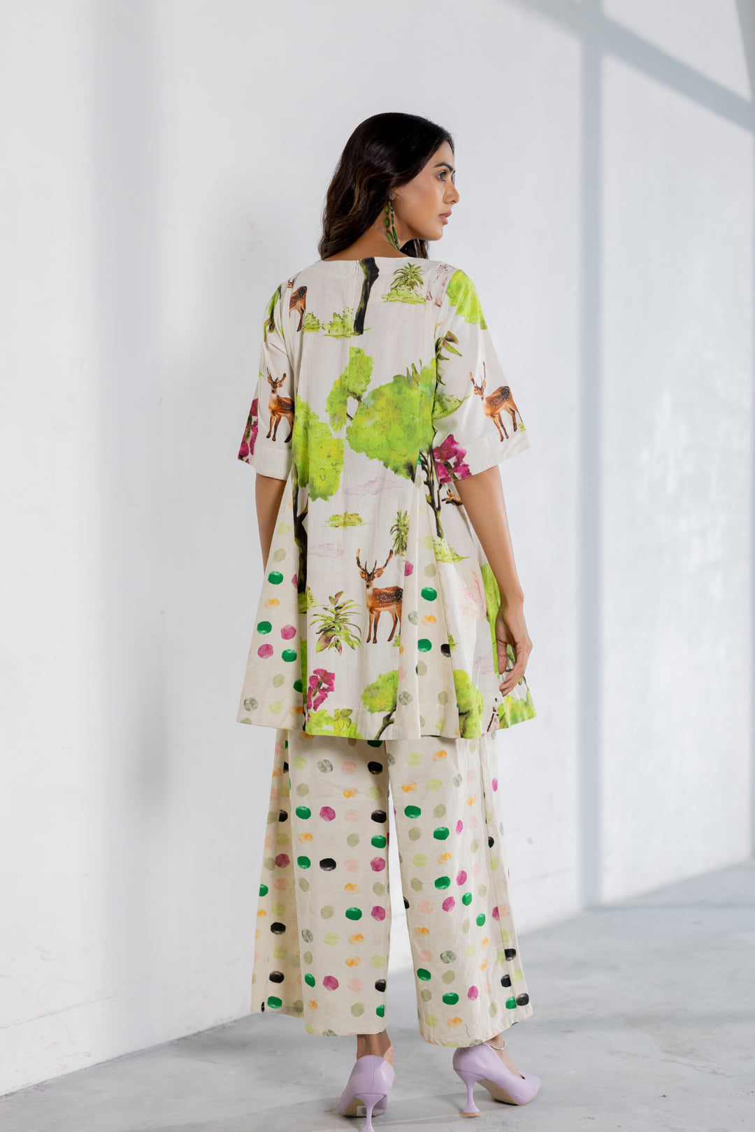 Verdant Safari Polka Co-Ord