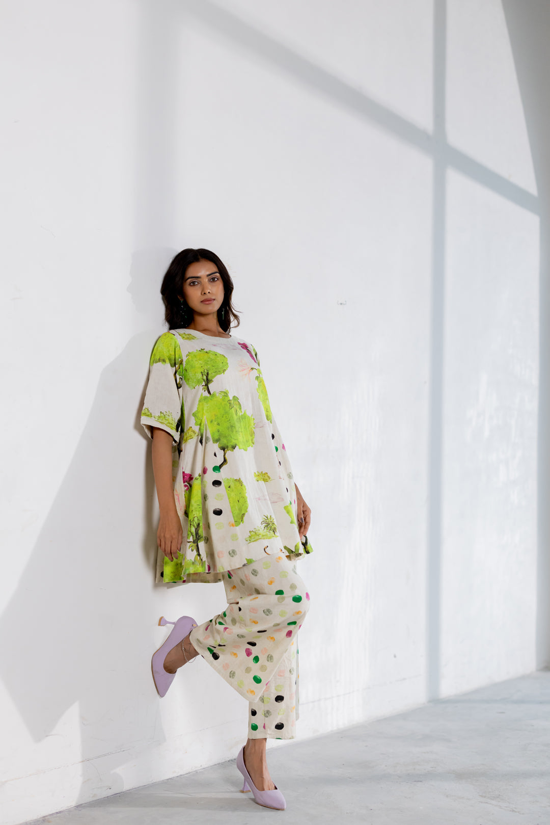 Verdant Safari Polka Co-Ord