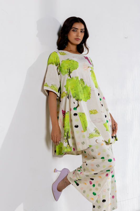 Verdant Safari Polka Co-Ord