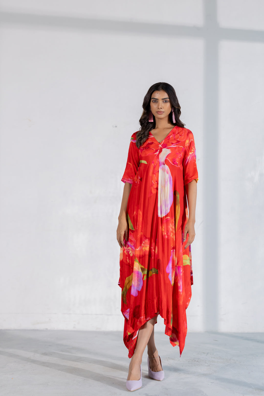 Wildfire Petal Asymmetric Dress