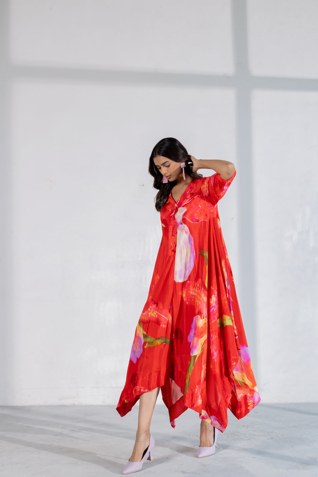 Wildfire Petal Asymmetric Dress