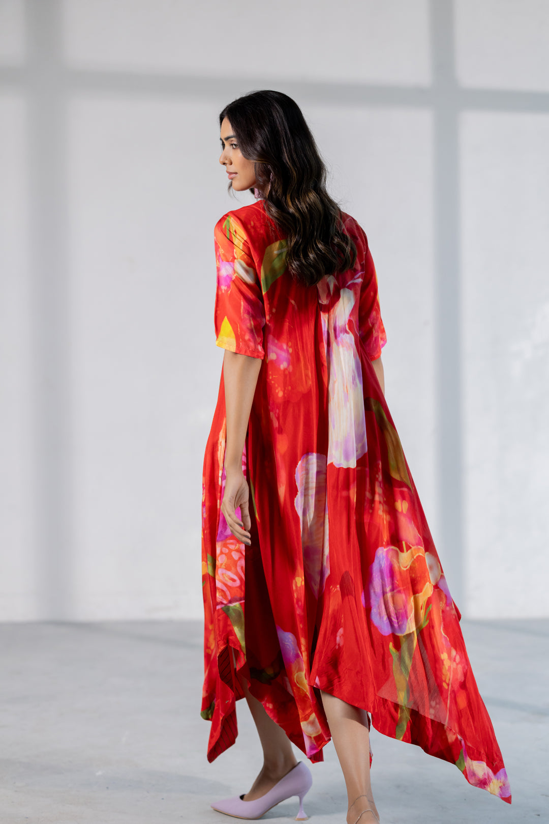 Wildfire Petal Asymmetric Dress