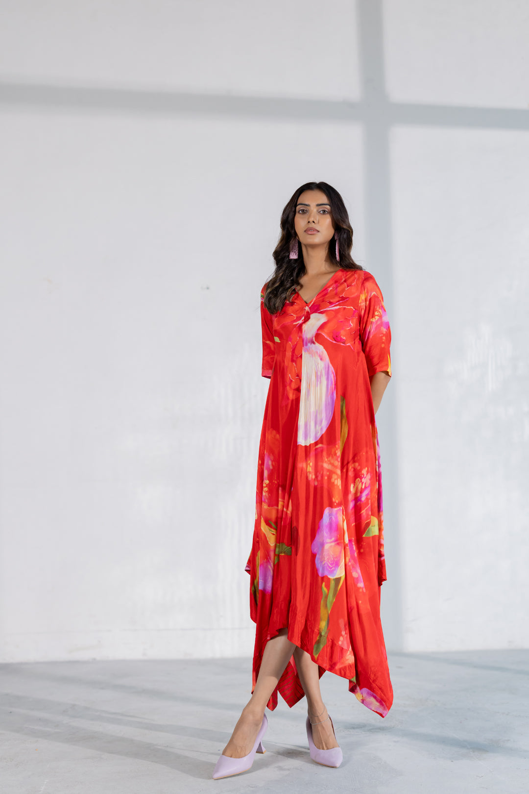 Wildfire Petal Asymmetric Dress