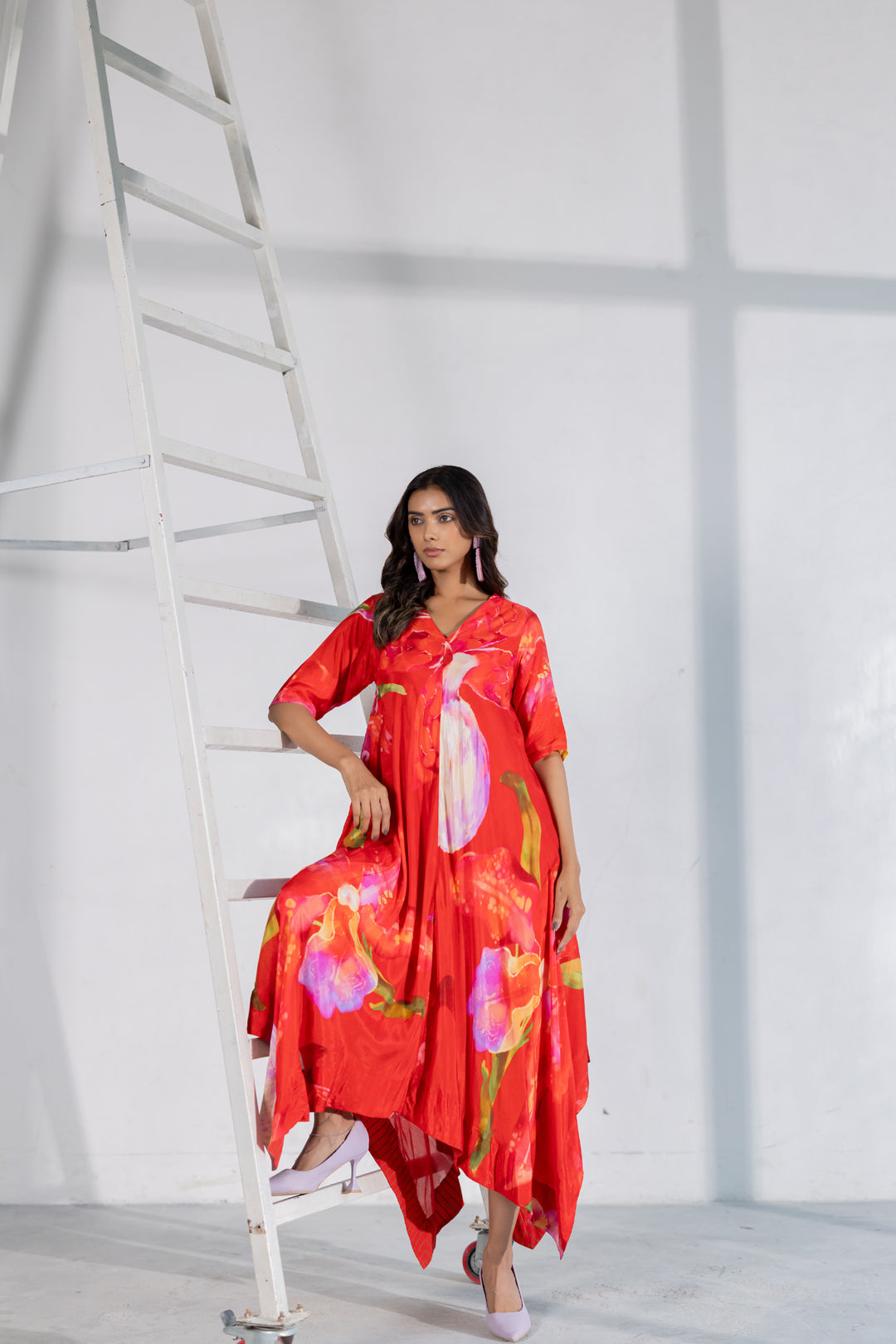 Wildfire Petal Asymmetric Dress