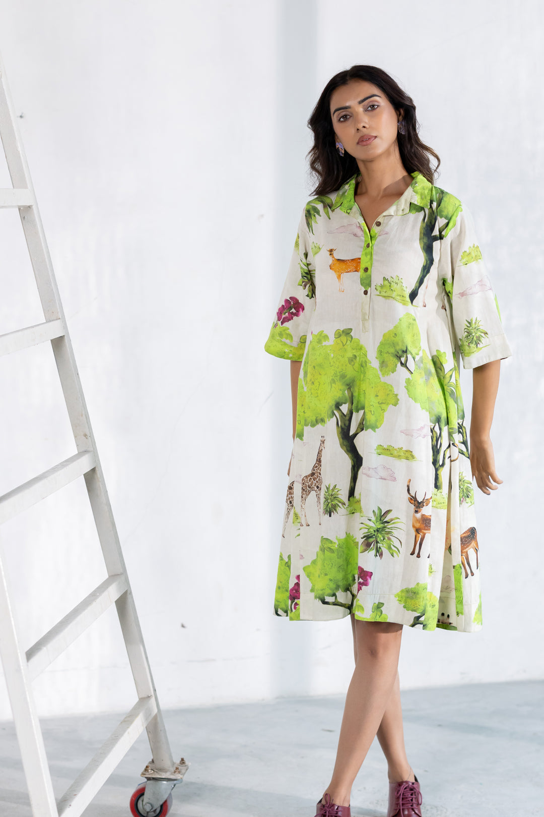 Verdant Safari Dress