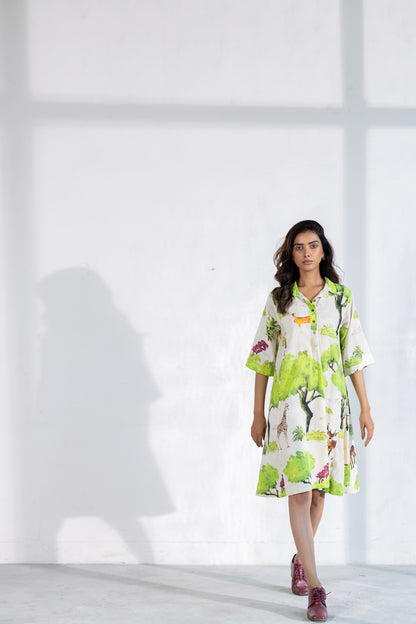Verdant Safari Dress