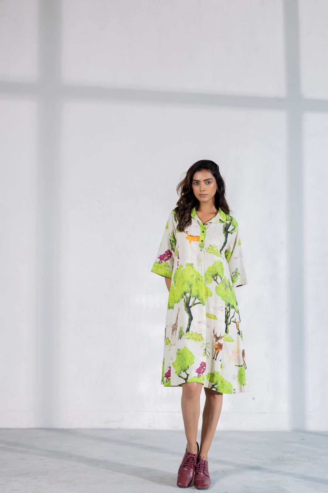Verdant Safari Dress