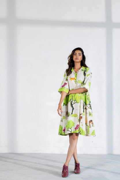 Verdant Safari Dress