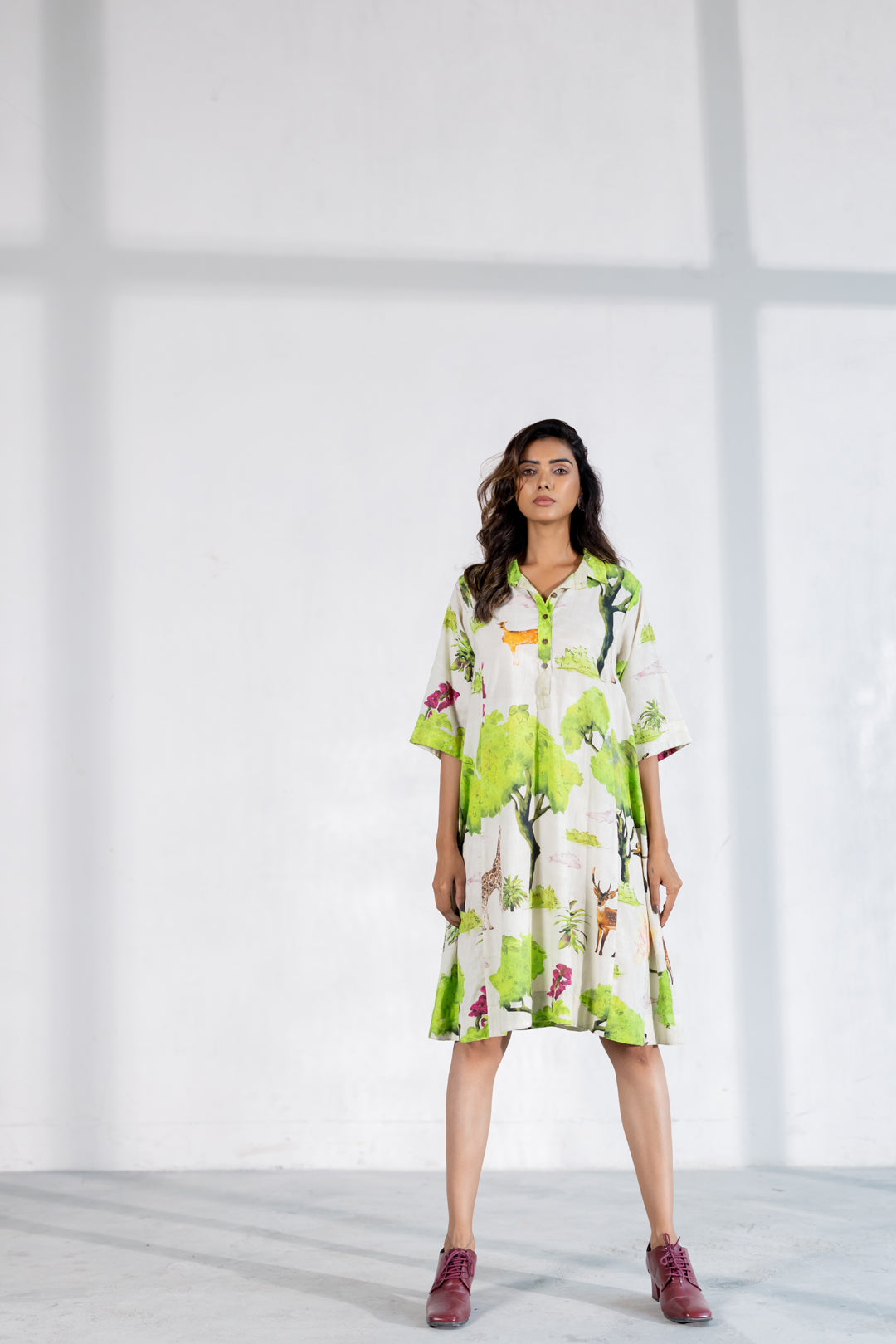 Verdant Safari Dress
