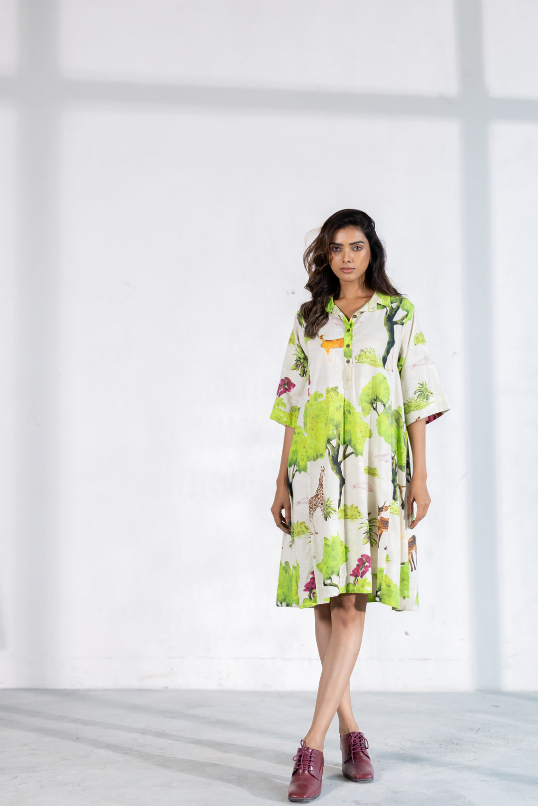 Verdant Safari Dress