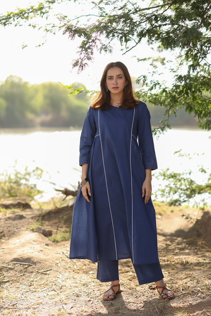 Monsoon Blue Kurta Set