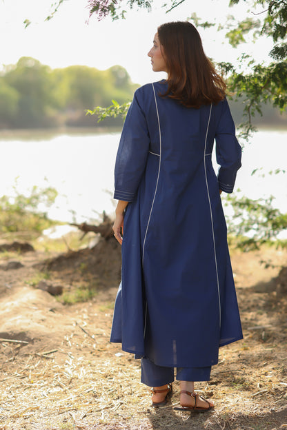 Monsoon Blue Kurta Set