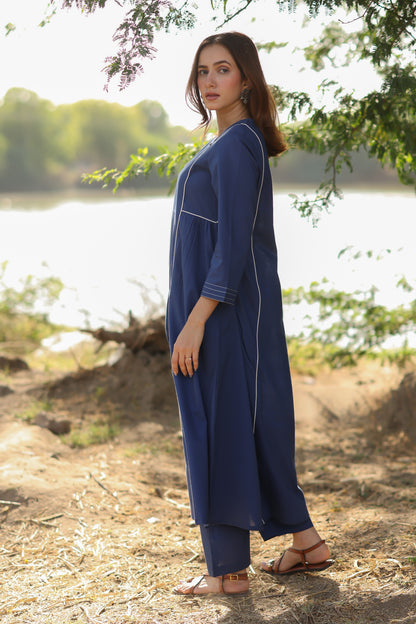 Monsoon Blue Kurta Set