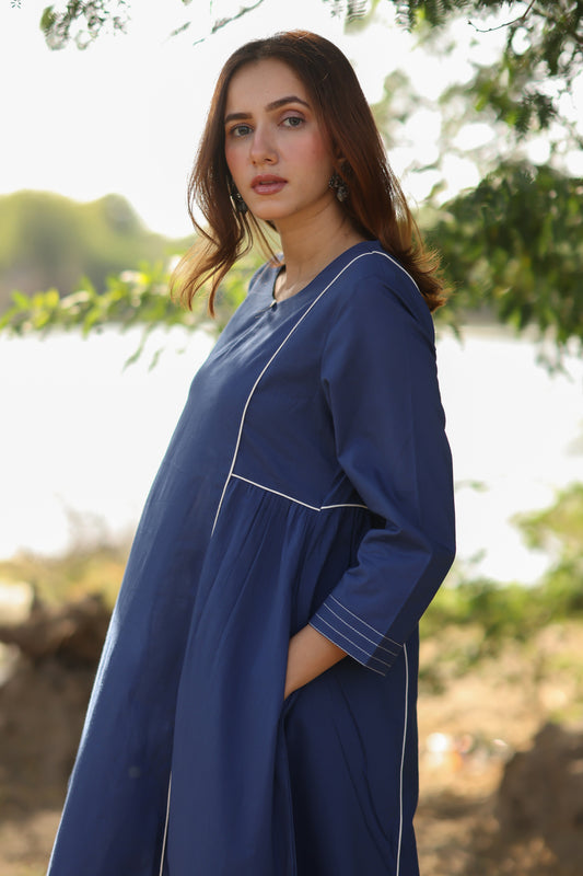 Monsoon Blue Kurta Set
