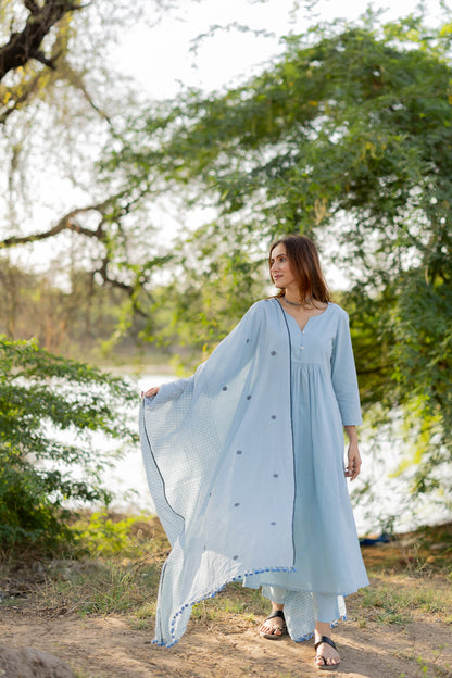Baadal Kurta Set with Dupatta