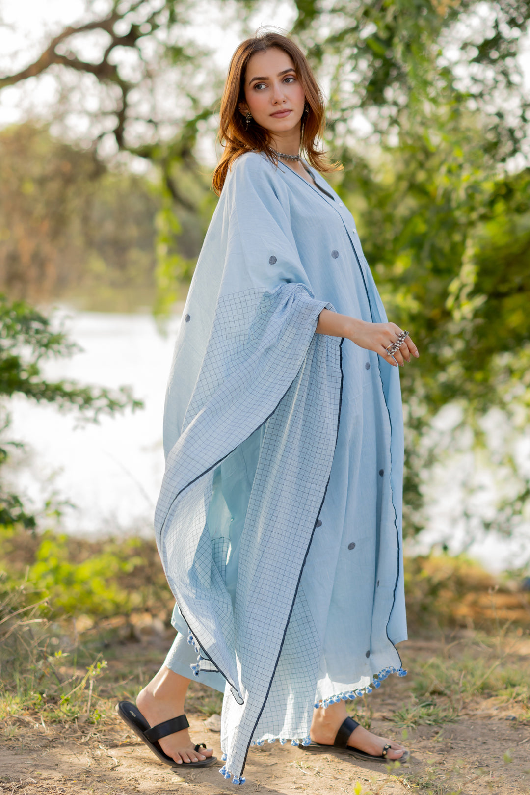 Baadal Kurta Set with Dupatta