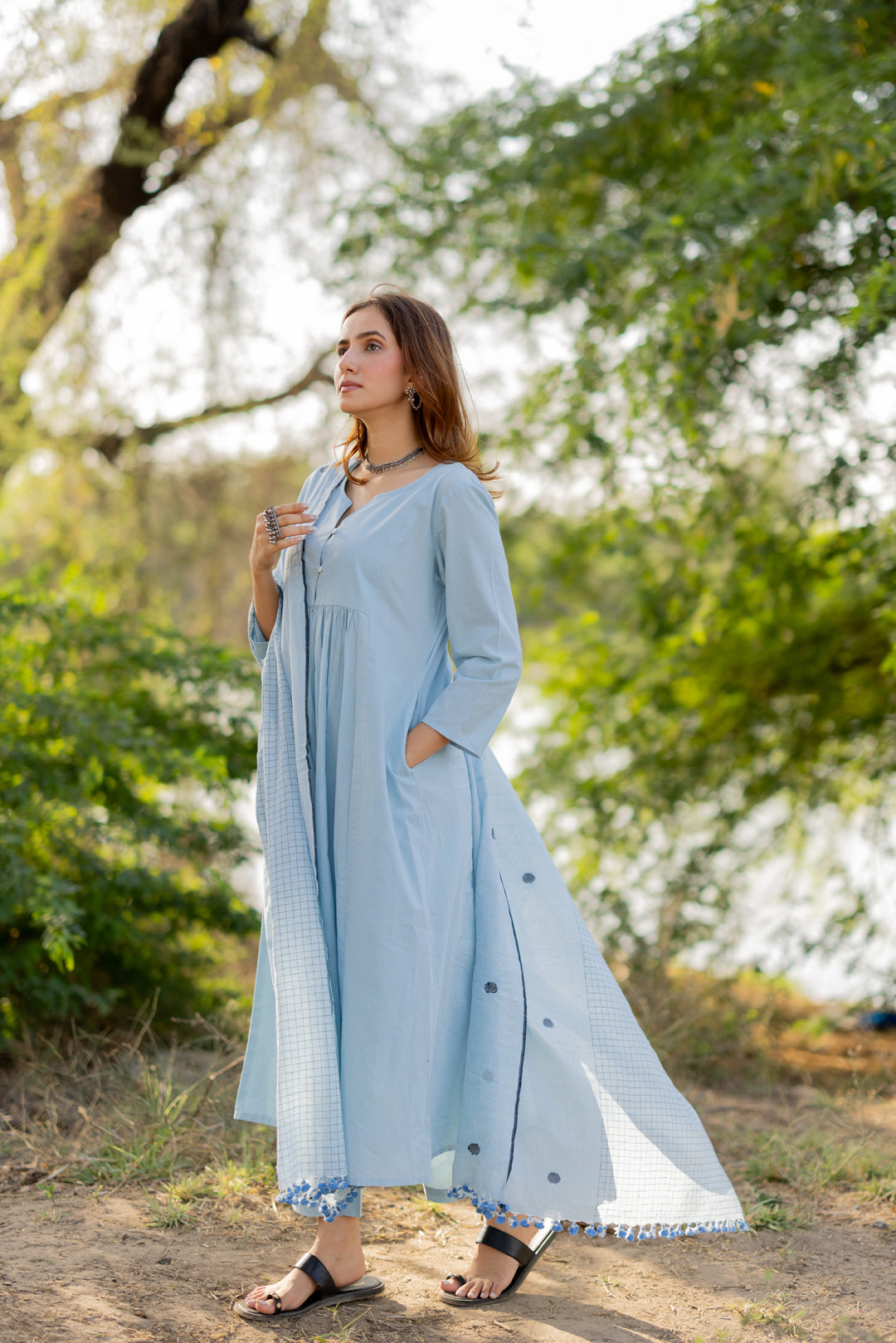 Baadal Kurta Set with Dupatta