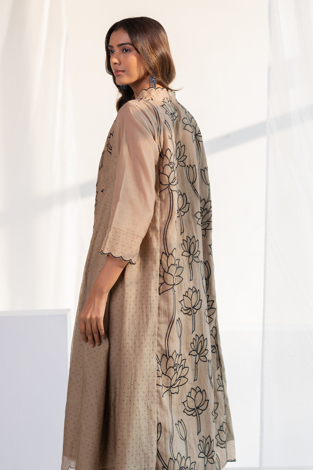 Lotus Bay Applique Kurta Set