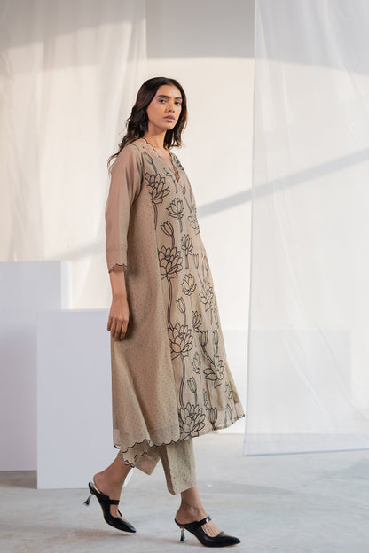 Lotus Bay Applique Kurta Set