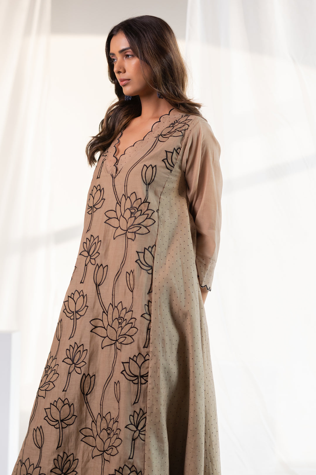 Lotus Bay Applique Kurta Set